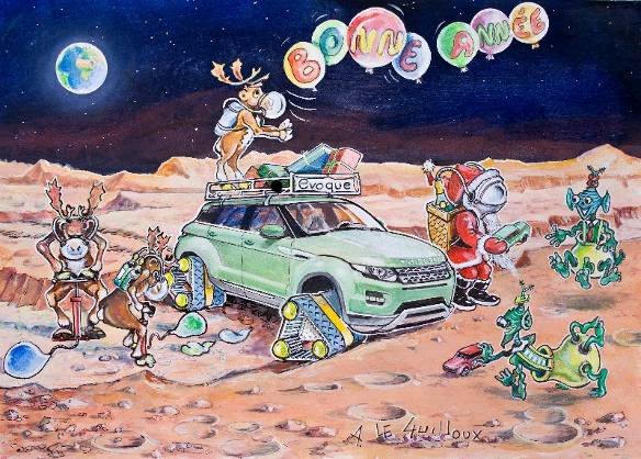 Carte de voeux 2011 - Ranger Rover Evoque